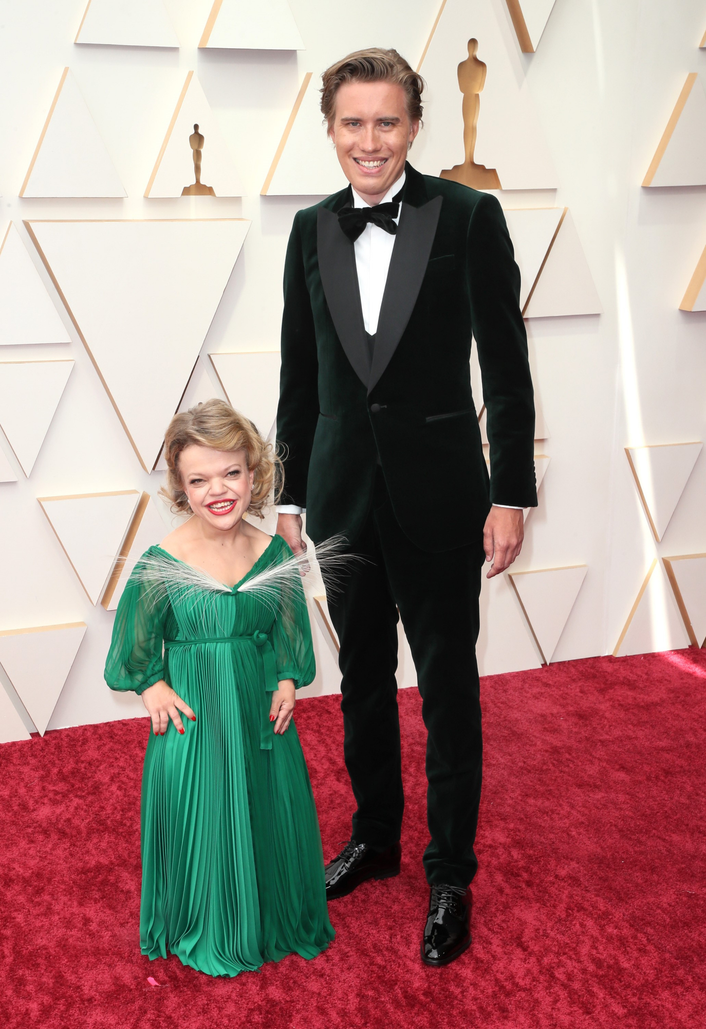 La alfombra roja de la 94 entrega de los Premios de la Academia. Foto: AFP