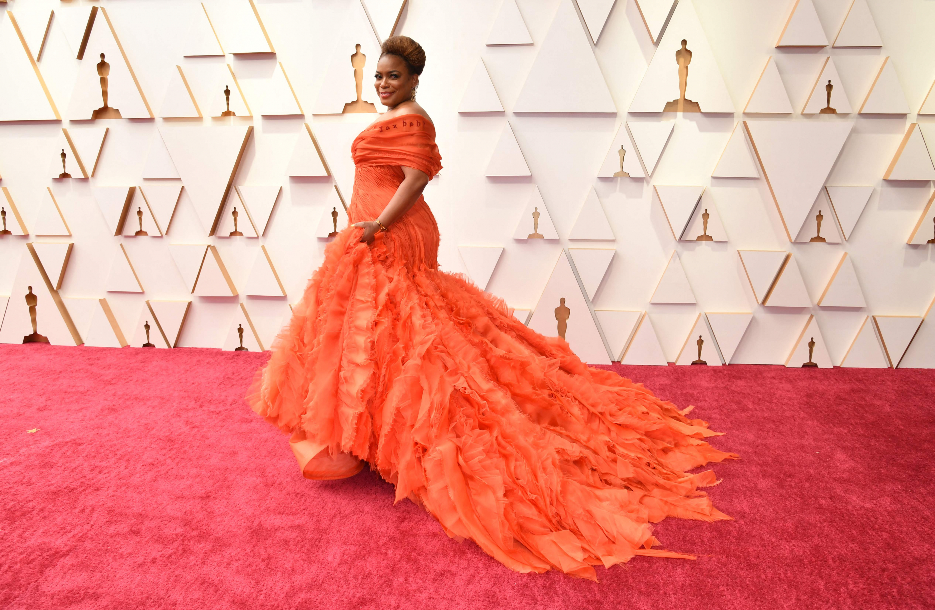 La alfombra roja de la 94 entrega de los Premios de la Academia. Foto: AFP