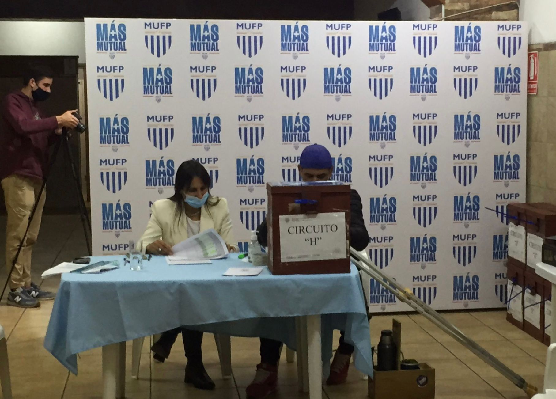 Uno de los circuitos en la sede de la Mutual. Foto: Nahuel Casuriaga