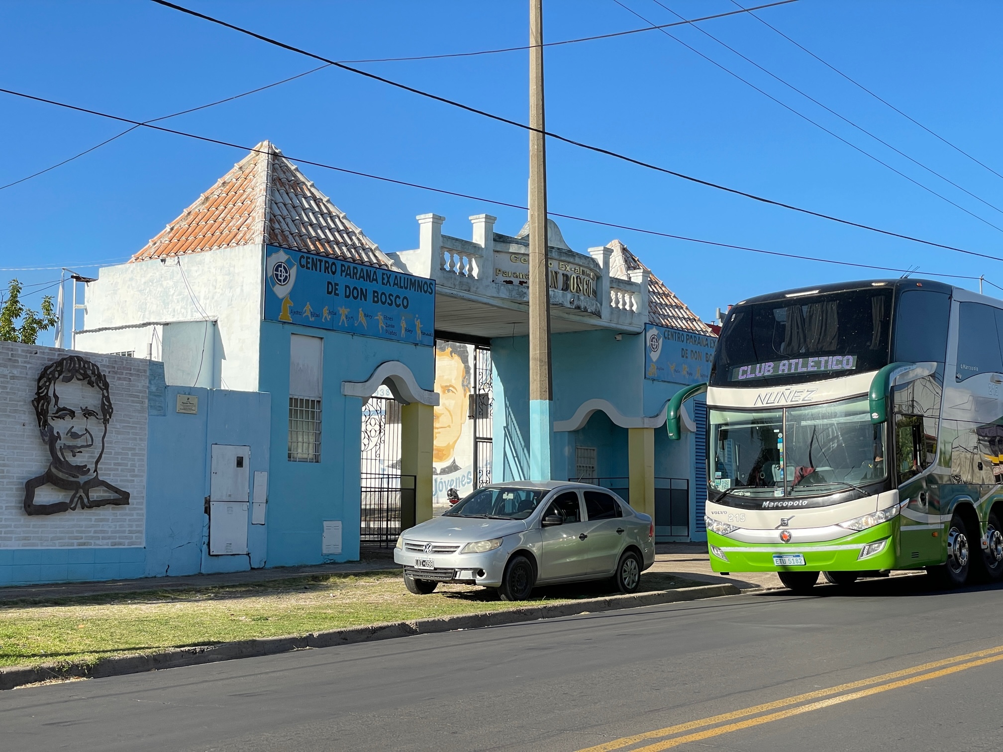 Peñarol entrenó en el Complejo Don Bosco de Paraná. Foto: Enrique Arrillaga.