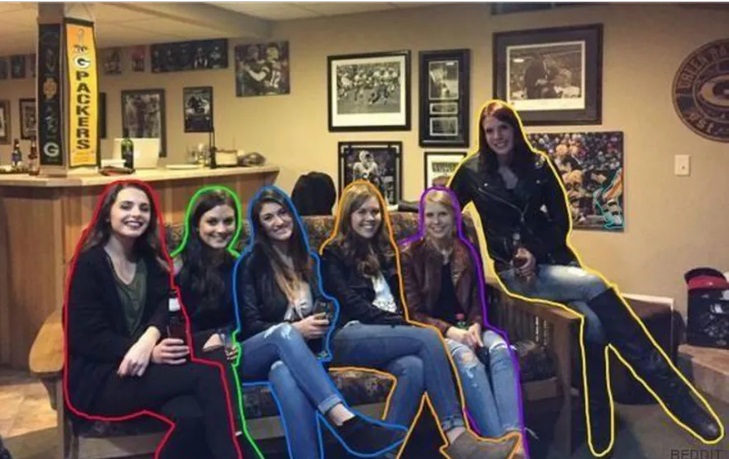 La solución al enigma de la falta de piernas en la foto: Foto: La Nación (GDA)