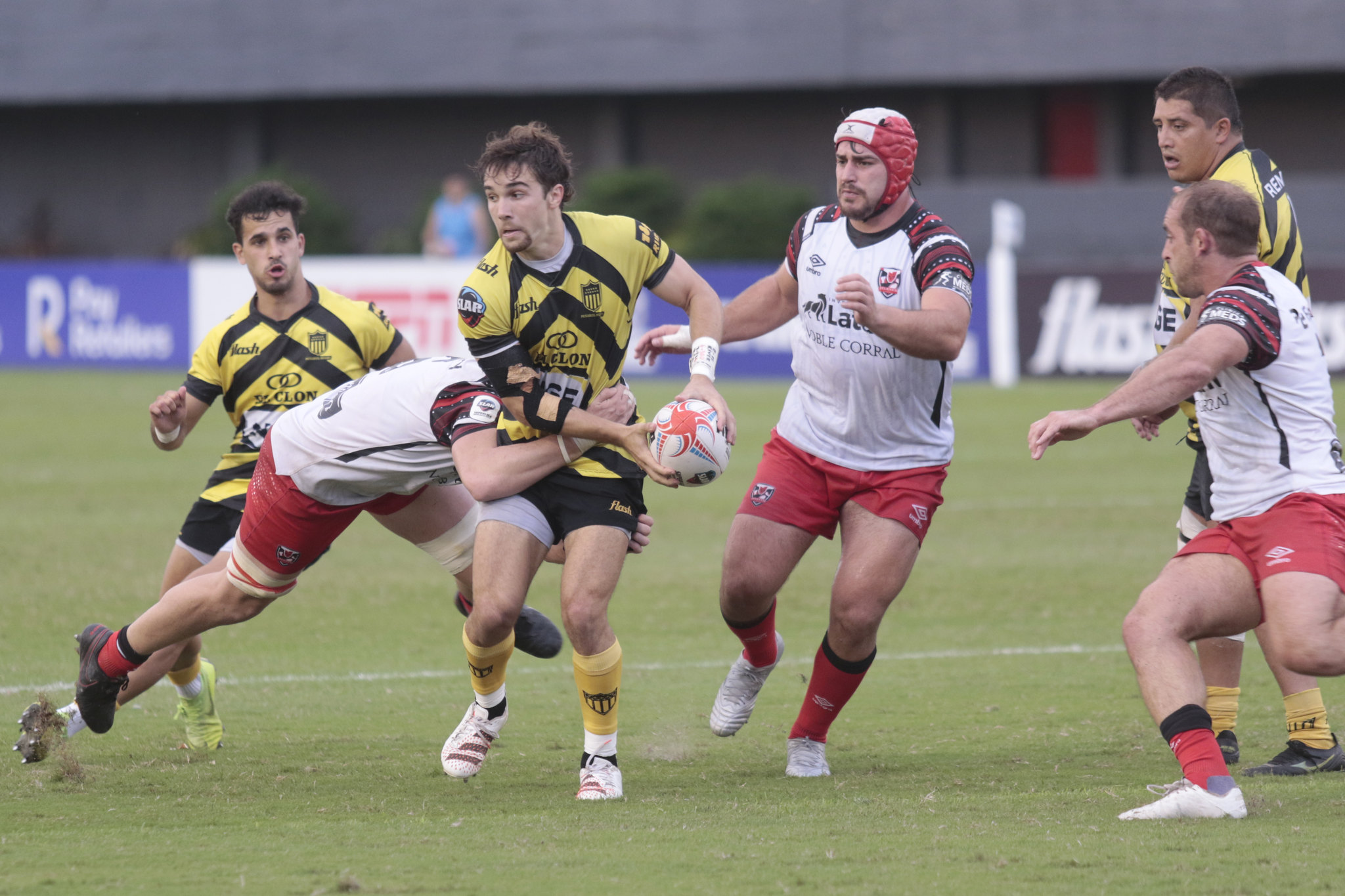 Peñarol le ganó a Selknam de Chile en Paraguay. Foto: SALR.