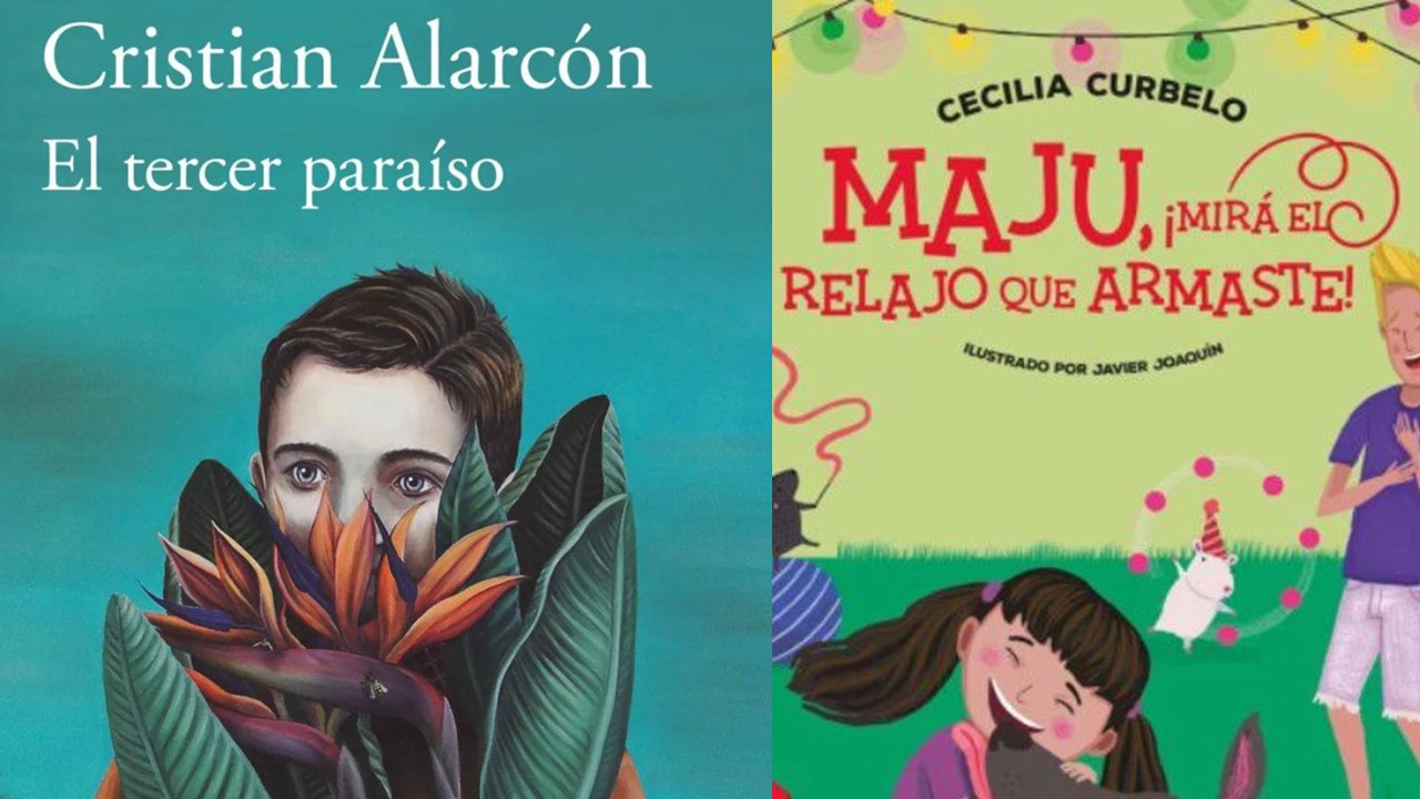 Imagen de la portada de los libros "El tercer paraíso" y "Maju: ¡mirá el relajo que armaste!". Foto: Difusión