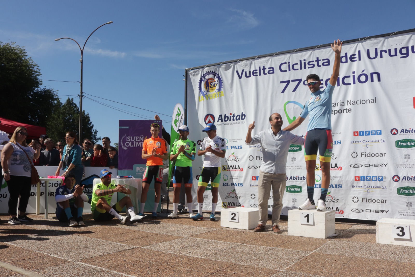 Agustín Alonso continúa líder en la general. Foto: El Telégrafo