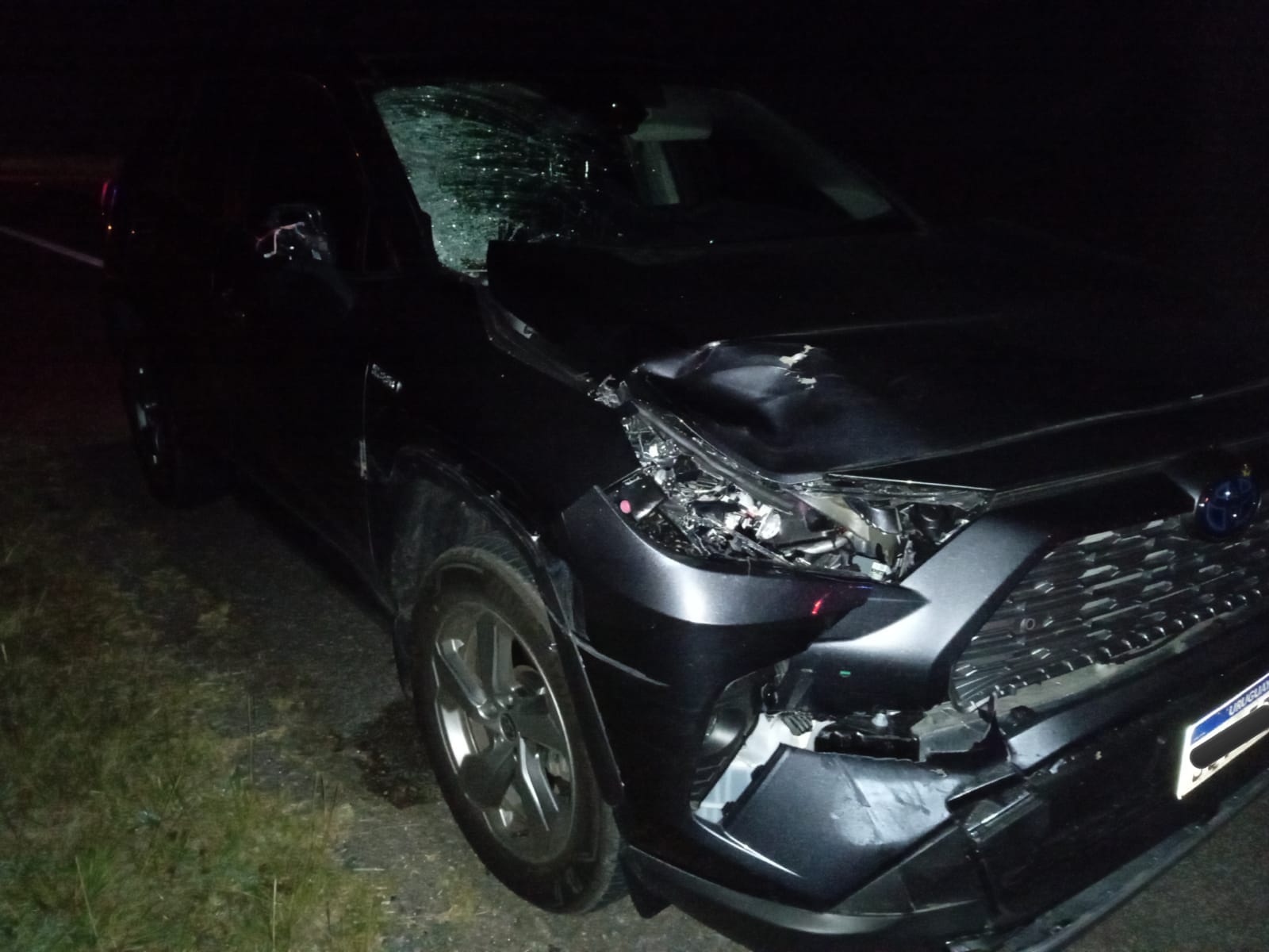 Un hombre murió tras ser embestido por una camioneta en Ruta 9. Foto: Policía Caminera