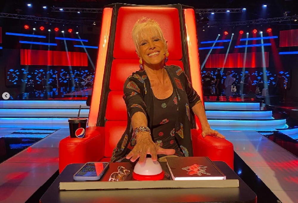 Valeria Lynch en "La Voz Uruguay". Foto: Instagram @valelynchok