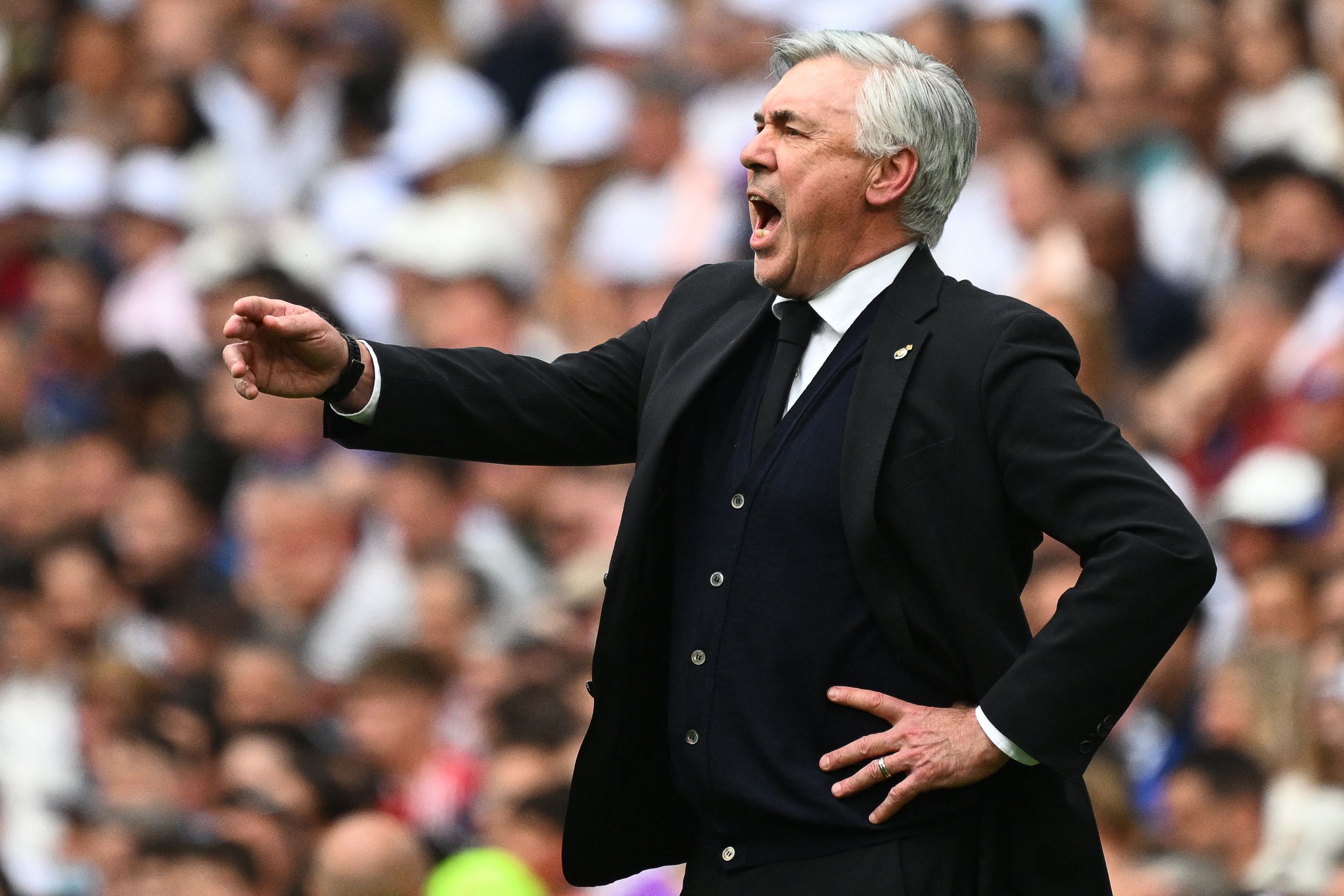 Carlo Ancelotti. Foto: AFP.