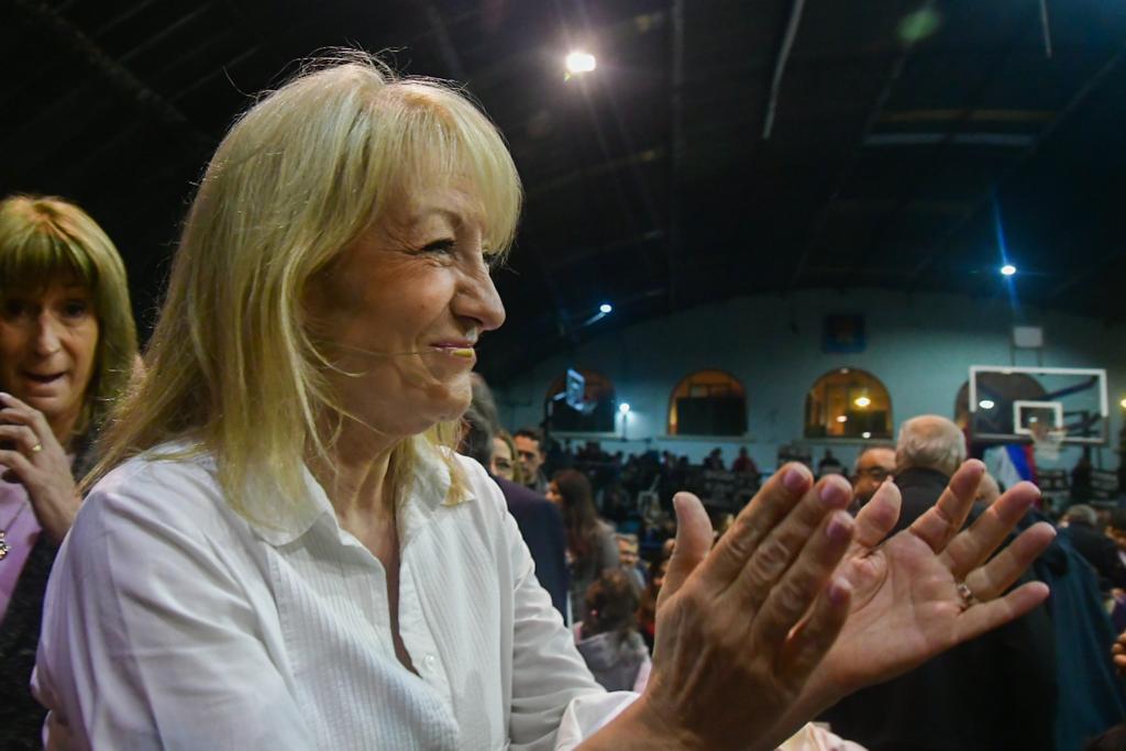 Carolina Cosse, intendenta de Montevideo, en acto. Foto: Estefanía Leal