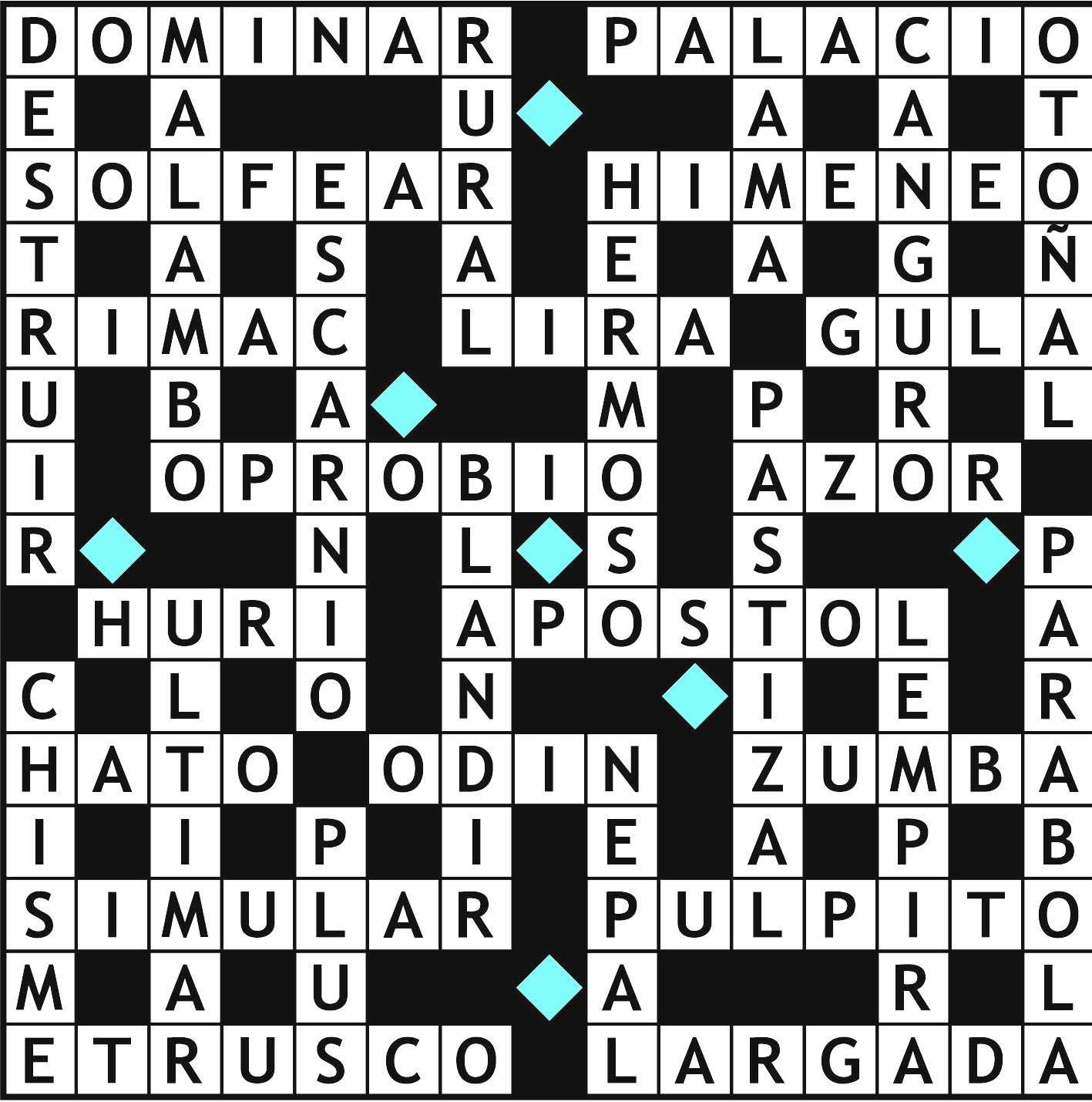 Solución del juego anterior.