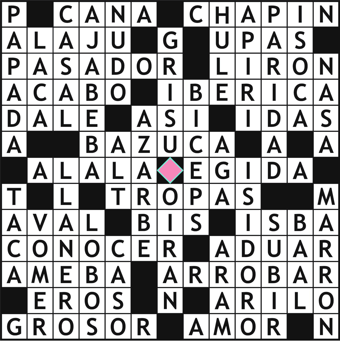 Solución del juego anterior.
