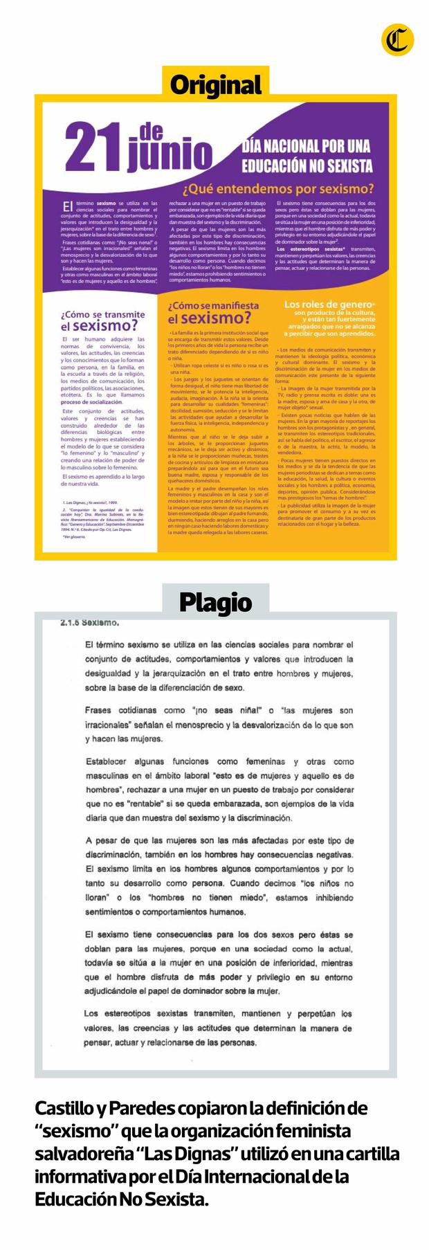 Original Vs. copia de Pedro del Castillo. El Comercio (GDA)