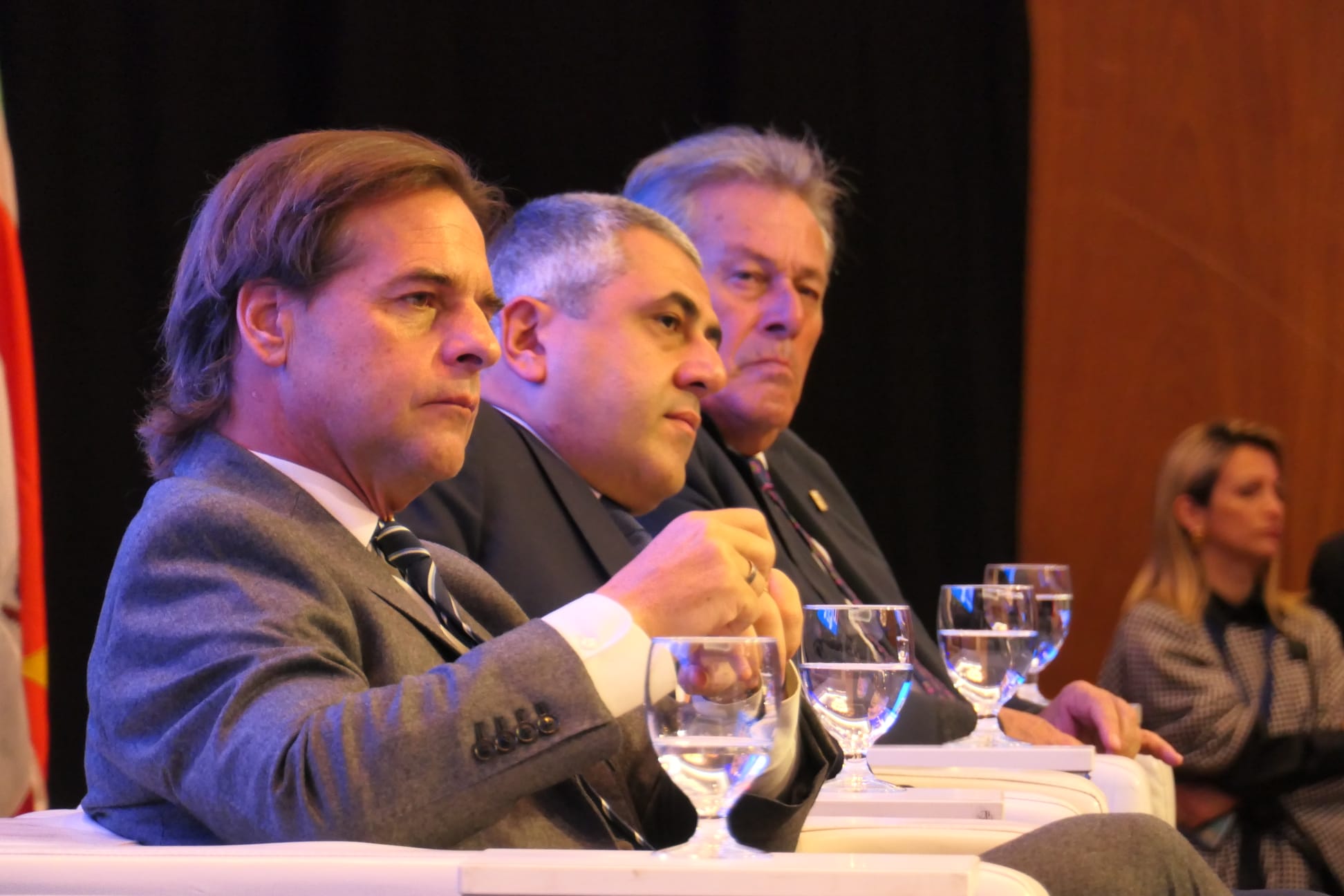 Luis Lacalle Pou en foro de Turismo en Maldonado. Foto: Ricardo Figueredo