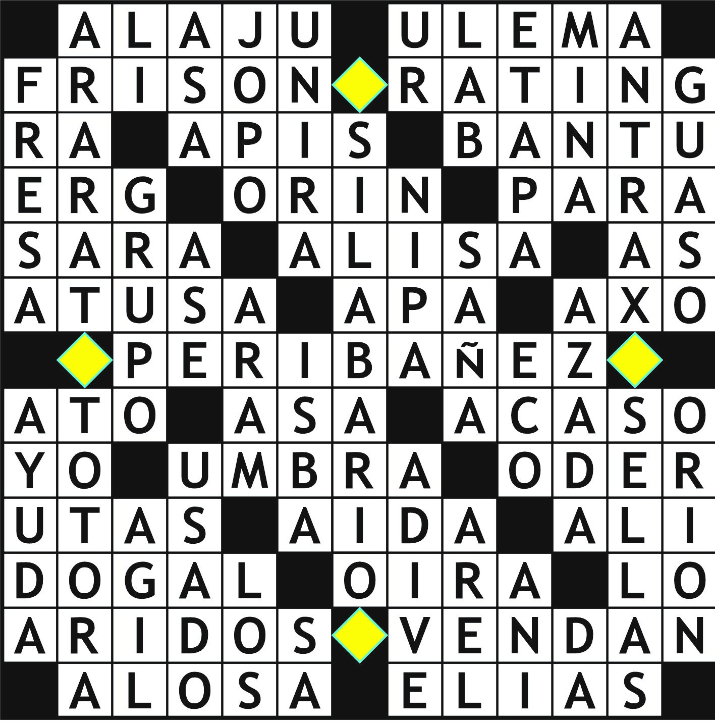 Solución del juego anterior.