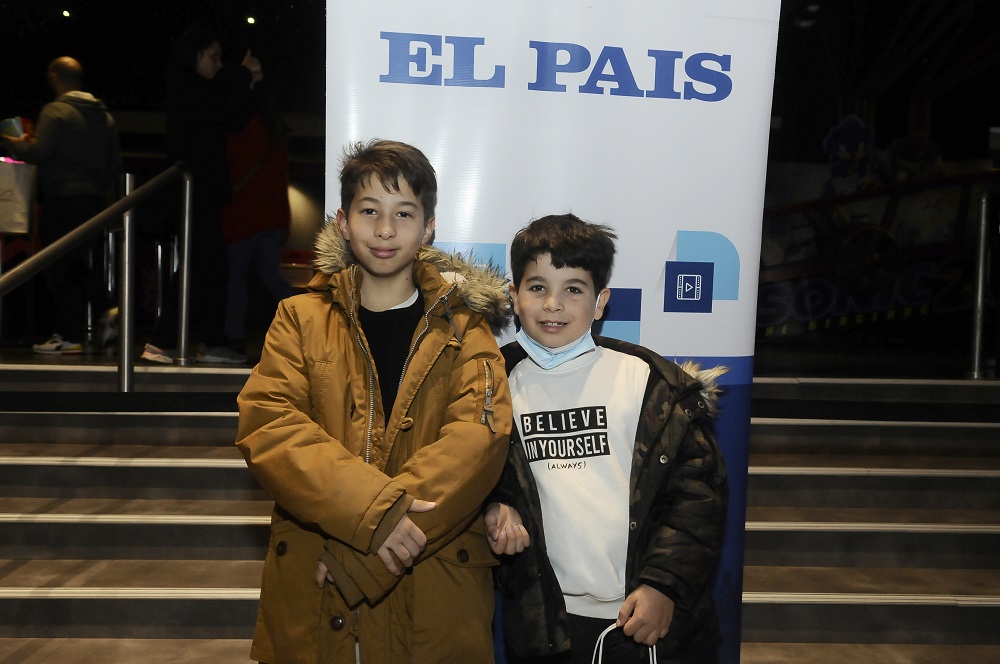 Santiago y Benjamín disfrutan del encuentro. Foto: Darwin Borrelli.