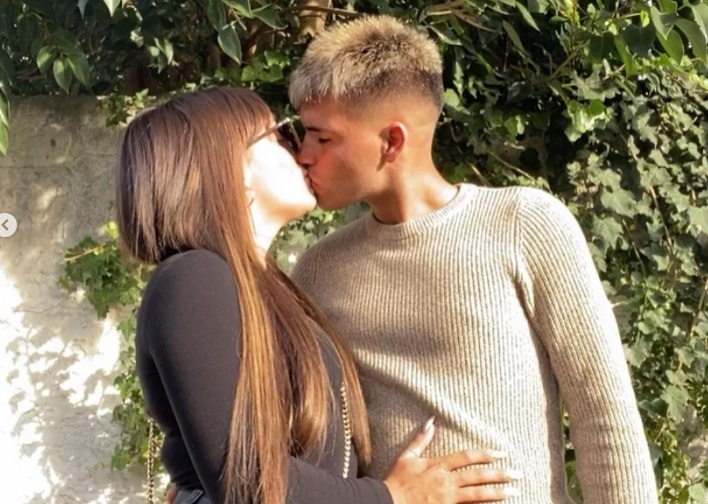 Alan Medina y su novia Julieta López