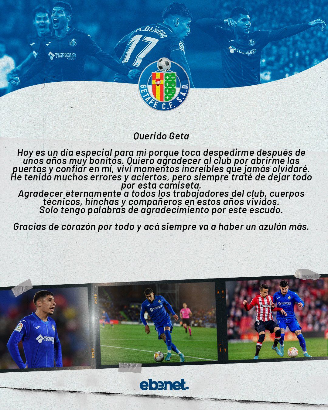 Mensaje Mathías Olivera