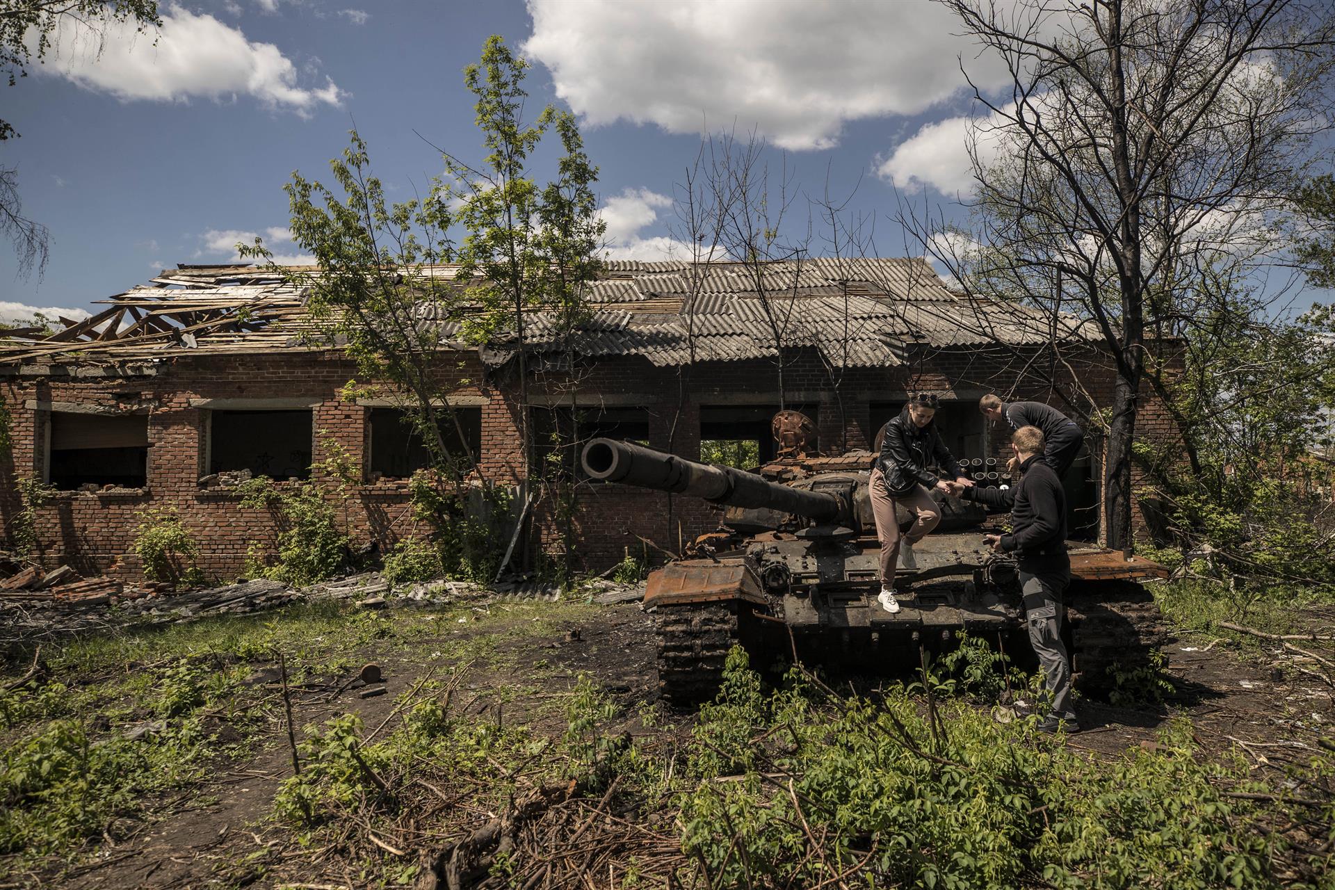 Tanque abandonado. Foto: Efe