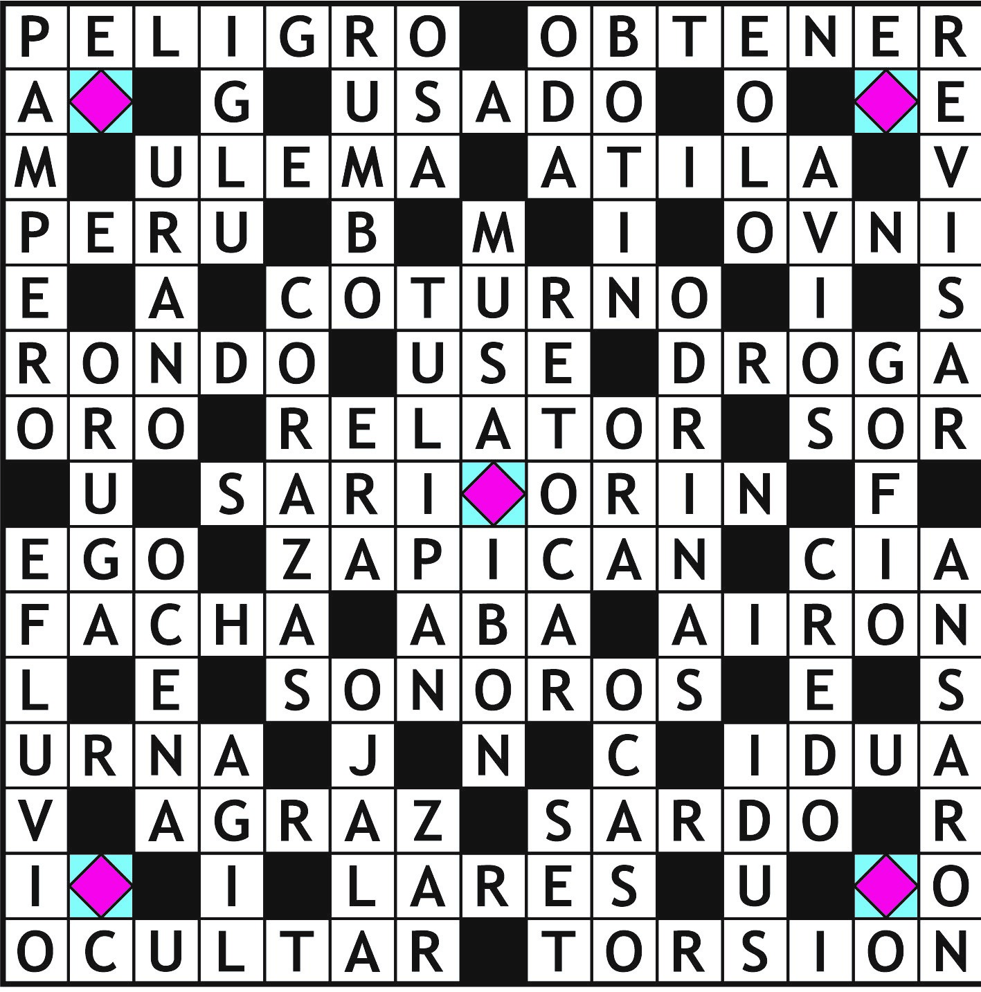 Solución del juego anterior.