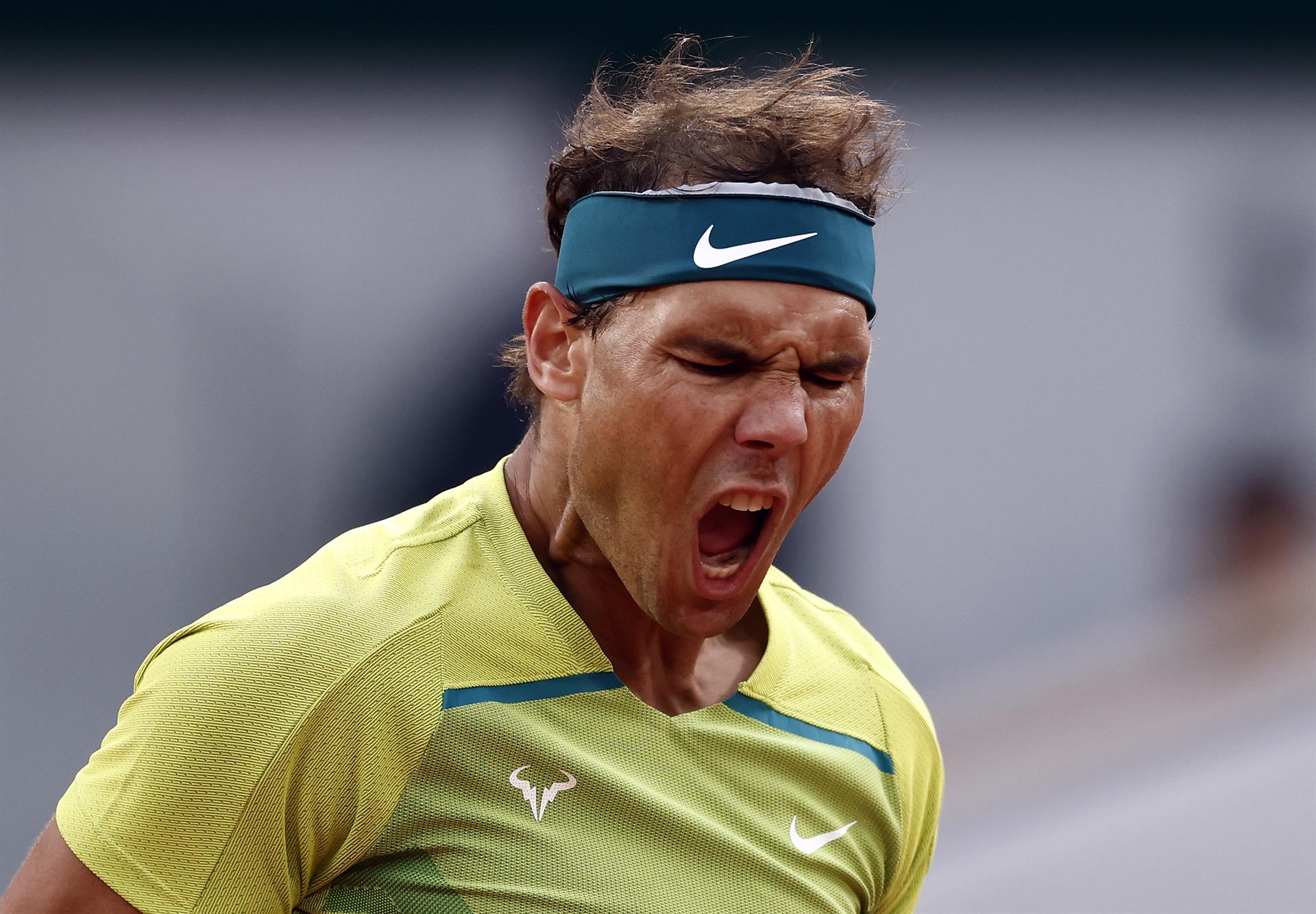 Rafael Nadal tras su clasificación a cuartos de final. Foto: EFE.