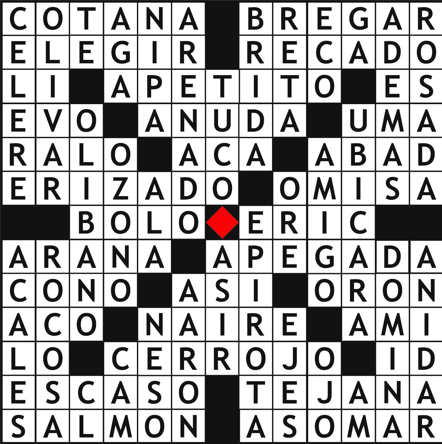 Solución del juego anterior.