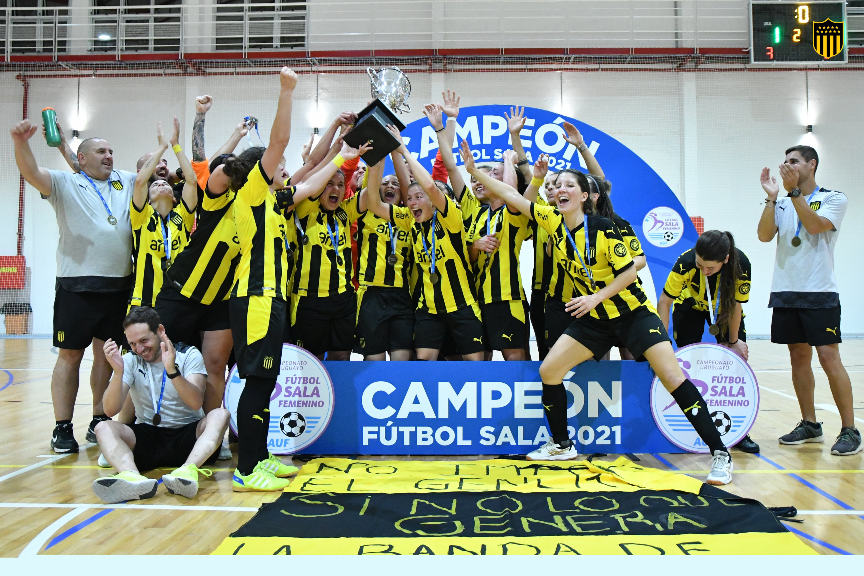 Las chicas de Peñarol jugarán la Copa Libertadores de Futsal femenina. Foto: @FutbolSalaCAP