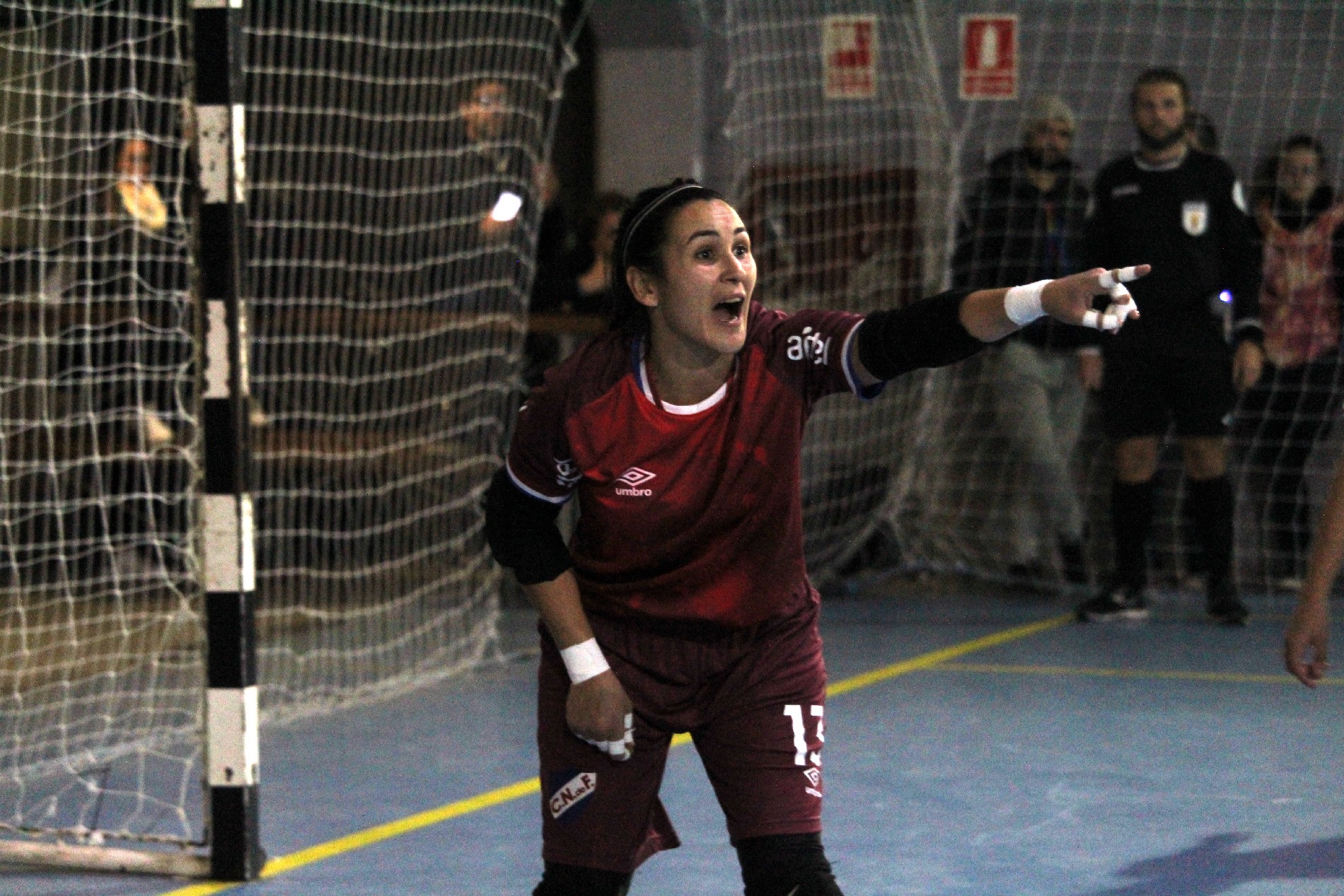Fútbol Sala: Nacional le ganó a UTU y es líder del campeonato femenino. Foto: Matías Pérez
