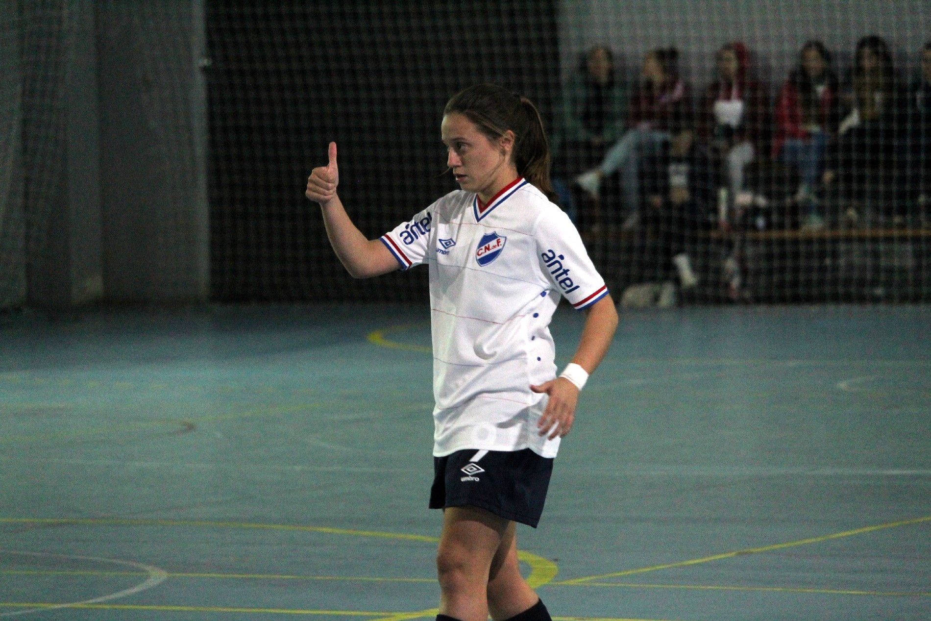 Fútbol Sala: Nacional le ganó a UTU y es líder del campeonato femenino. Foto: Matías Pérez