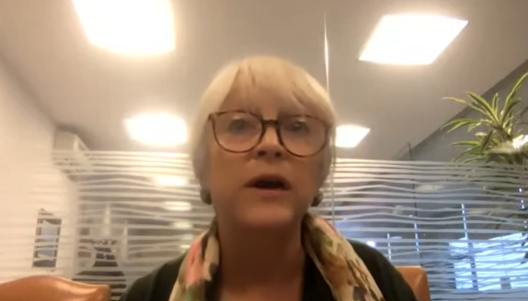 Natalia Trenchi en Encuentros con la Redacción. Foto: Captura