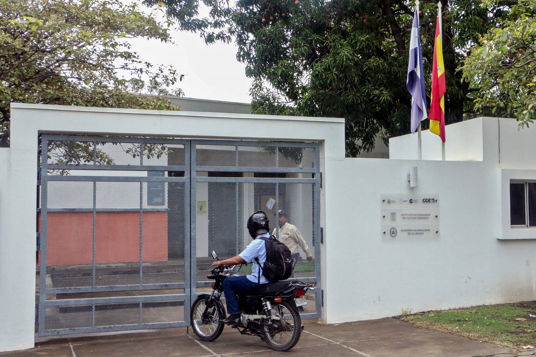 Academia Nicaragüense de Lengua. Foto: AFP.