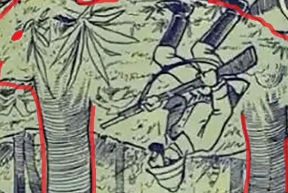 Imagen con ilusión óptica. Foto: LA NACIÓN (GDA)