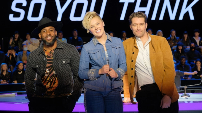 Stephen “tWitch” Boss, JoJo Siwa y Matthew Morrison, jurados de "So You Think You Can Dance". Foto: Difusión