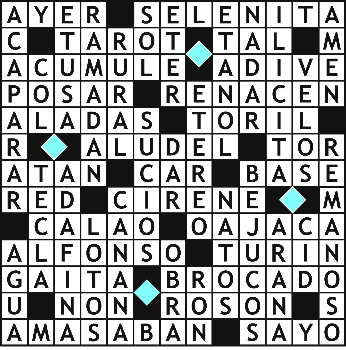 Solución del juego anterior.