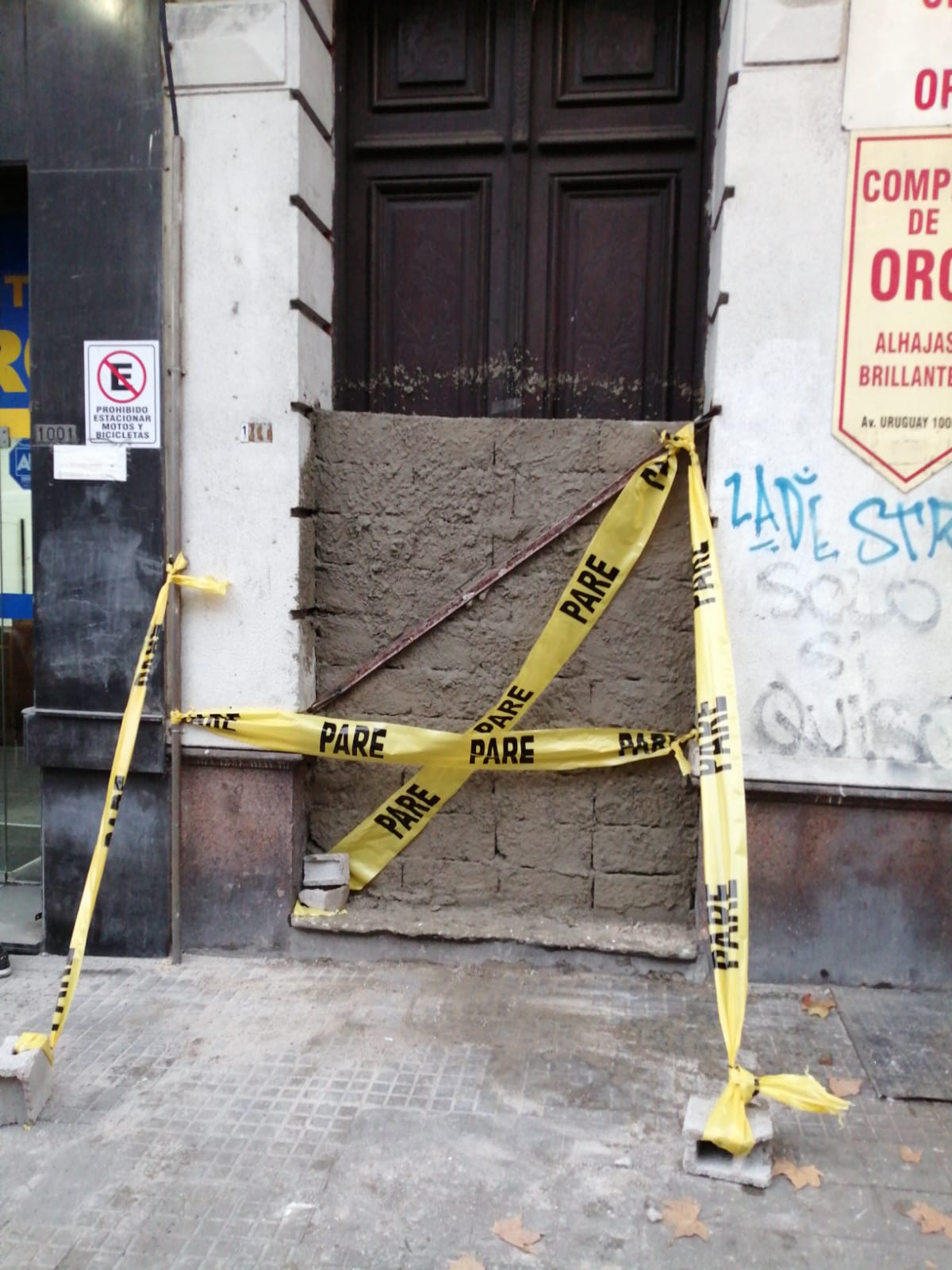 Boca de droga en Avenida Uruguay y Julio Herrara y Obes. Foto: Ministerio del Interior