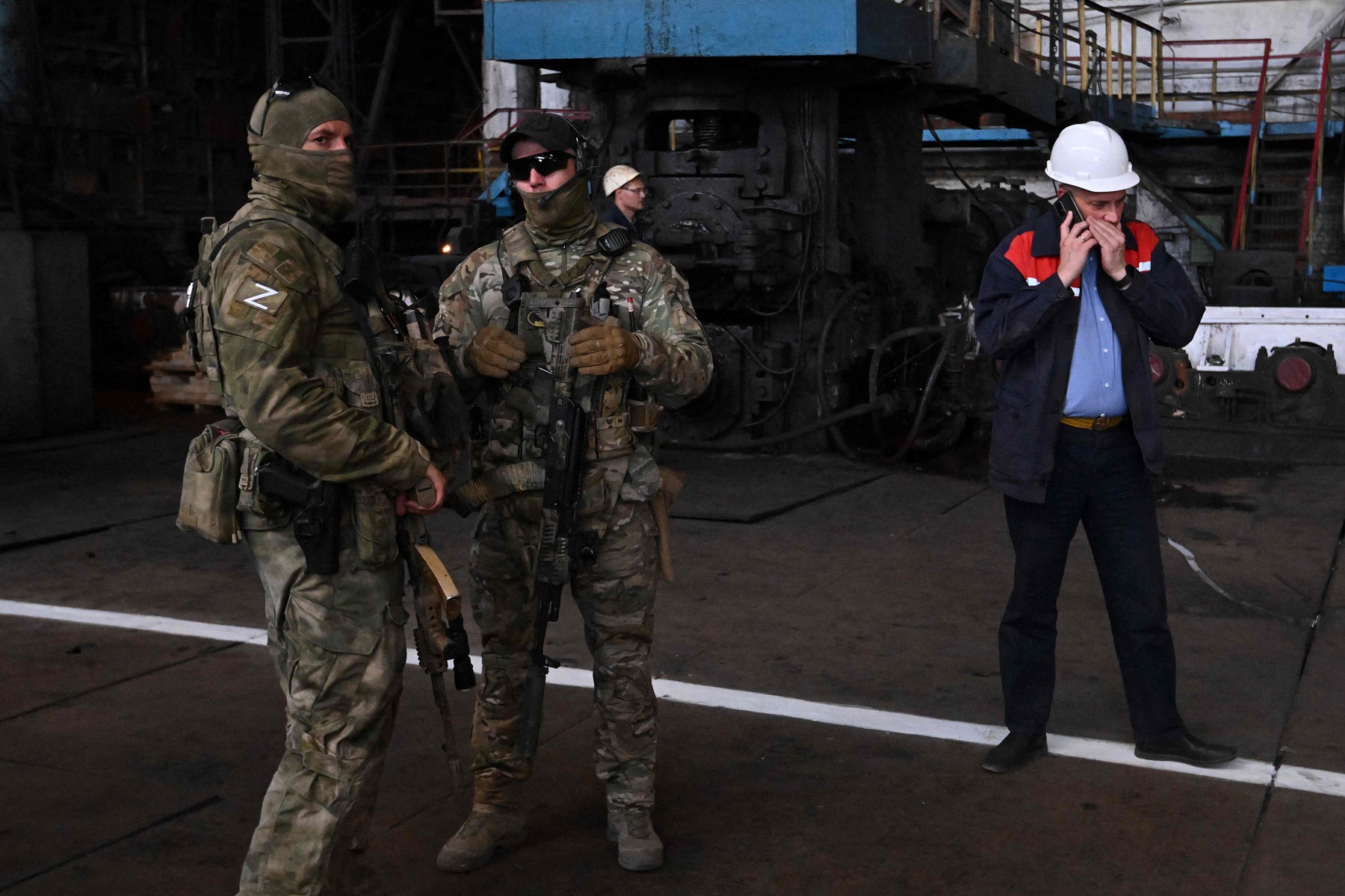 Soldados rusos. Foto: AFP.