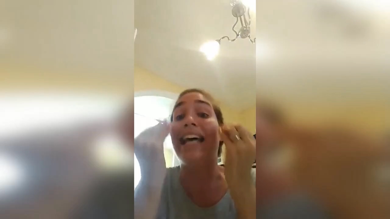 Amelia Calzadilla, madre cubana, en un video de Facebook. Foto: captura