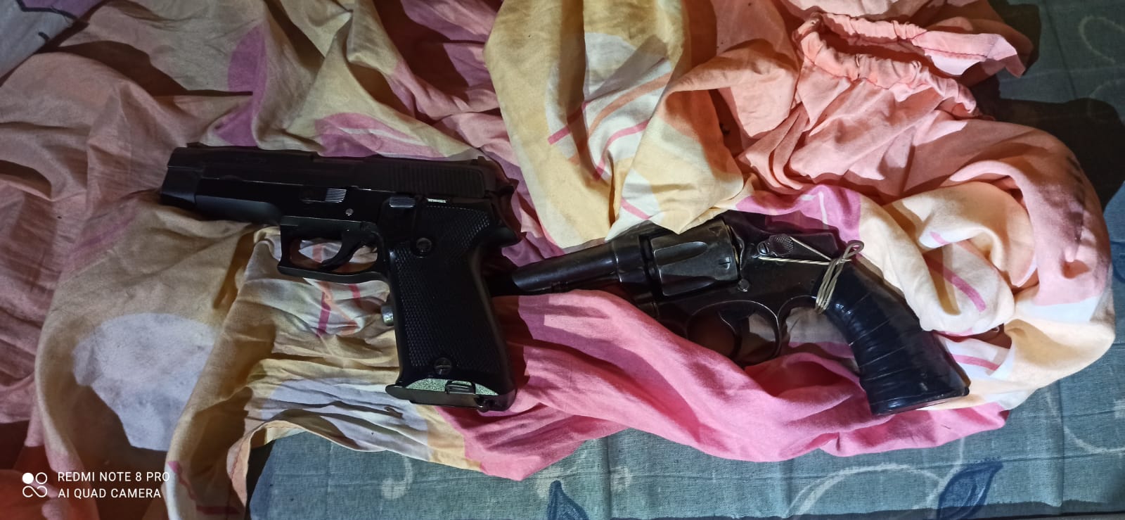 Objetos incautados en Canelones. Foto: Jefatura de Policía