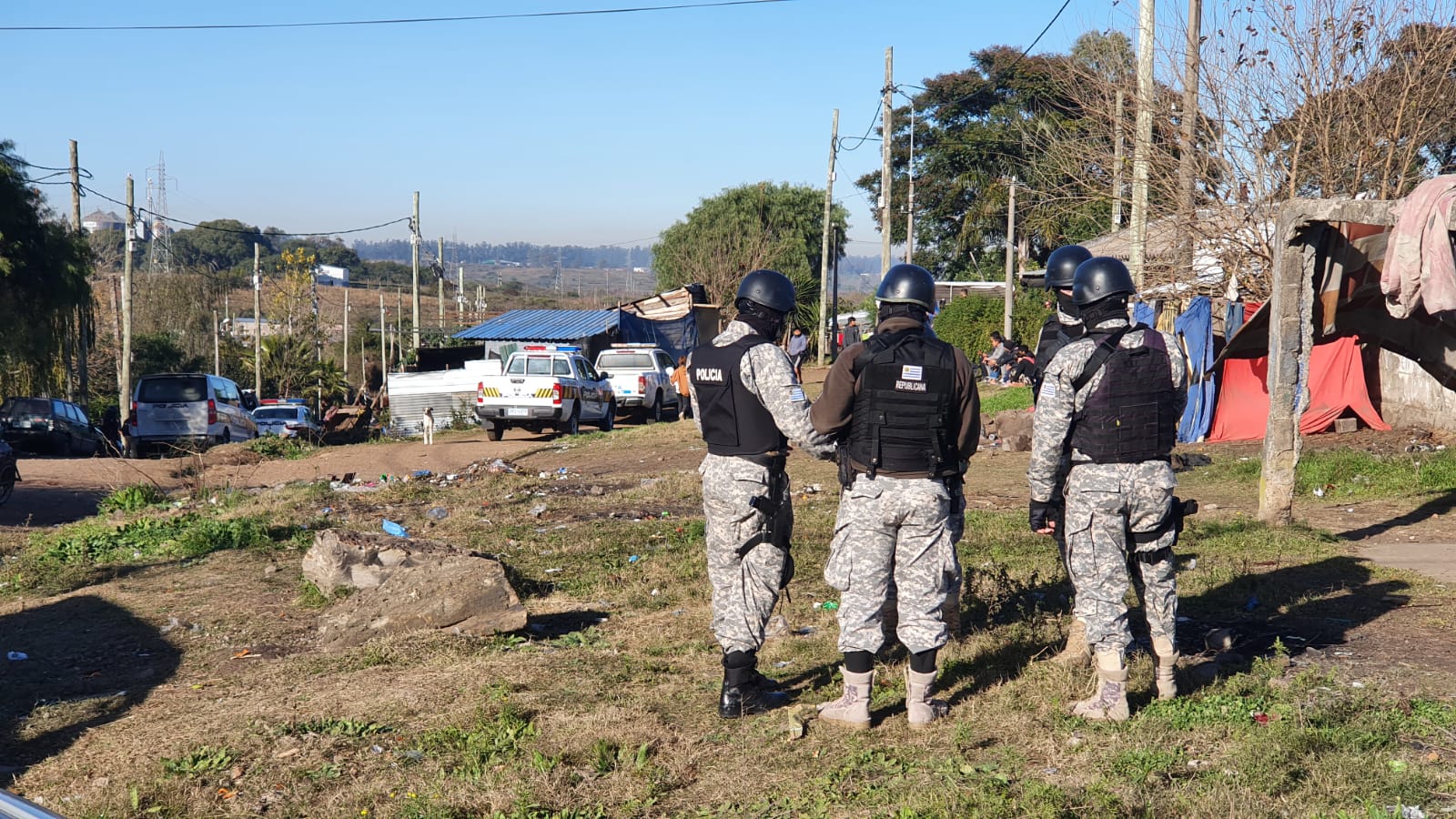 Mega operativo por narcotráfico en Salto con 14 allanamientos. Foto: Sergio Senisa