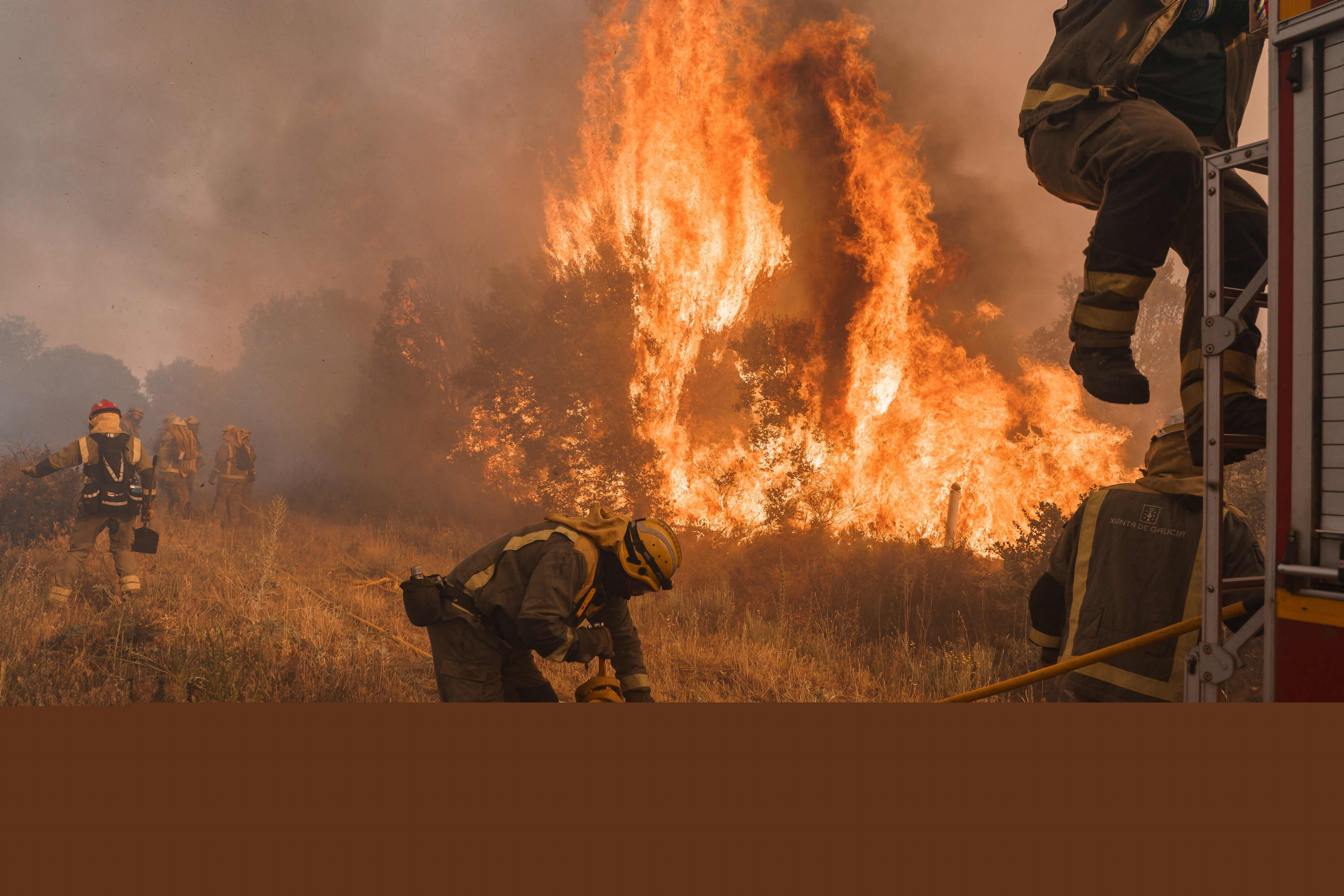 Incendios arrasan miles de hectáreas en España. Foto: AFP