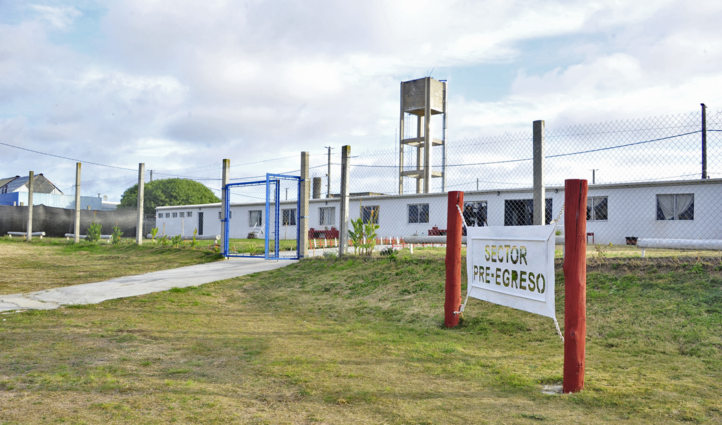 Sector de pre-egreso del ex Comcar. Ministro del Interior, Luis Alberto Heber. Foto: Presidencia de la República