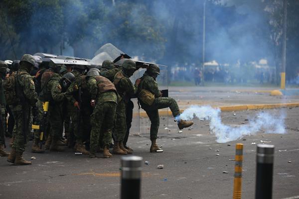 Militares en Ecuador. Foto: Efe