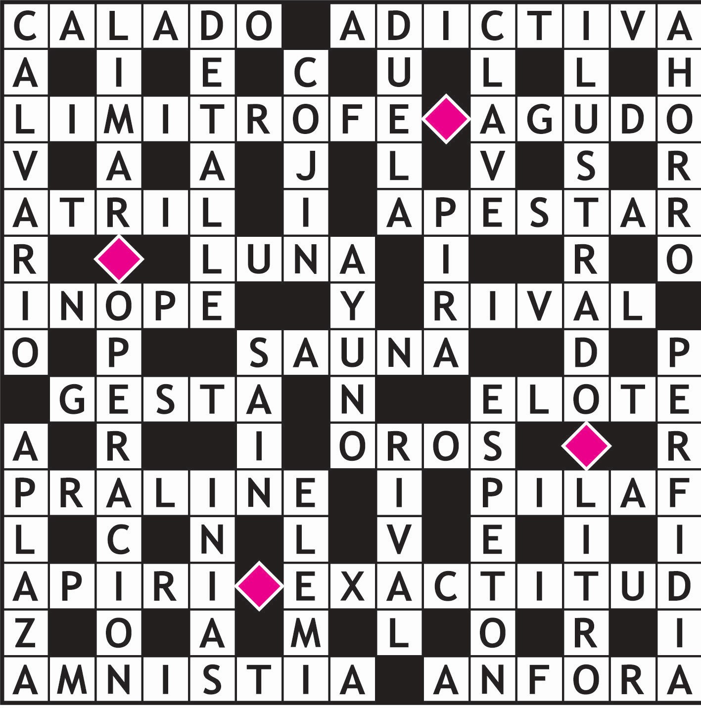 Solución del juego anterior.