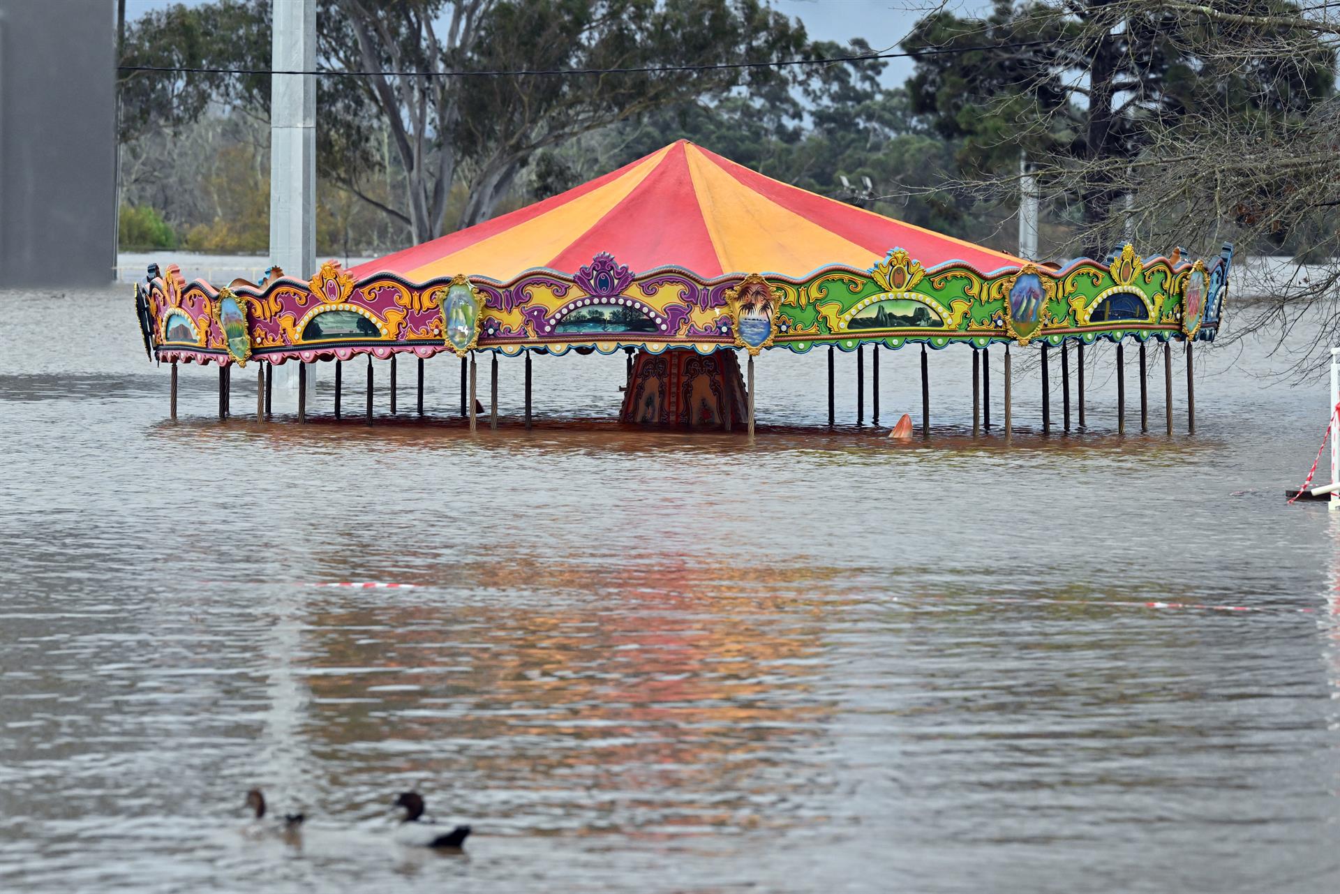 Inundaciones en Australia. Foto: Efe