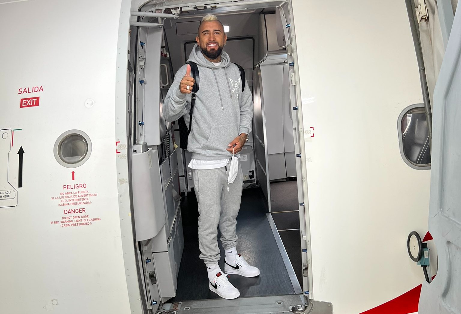 Arturo Vidal. Foto: @kingarturo23