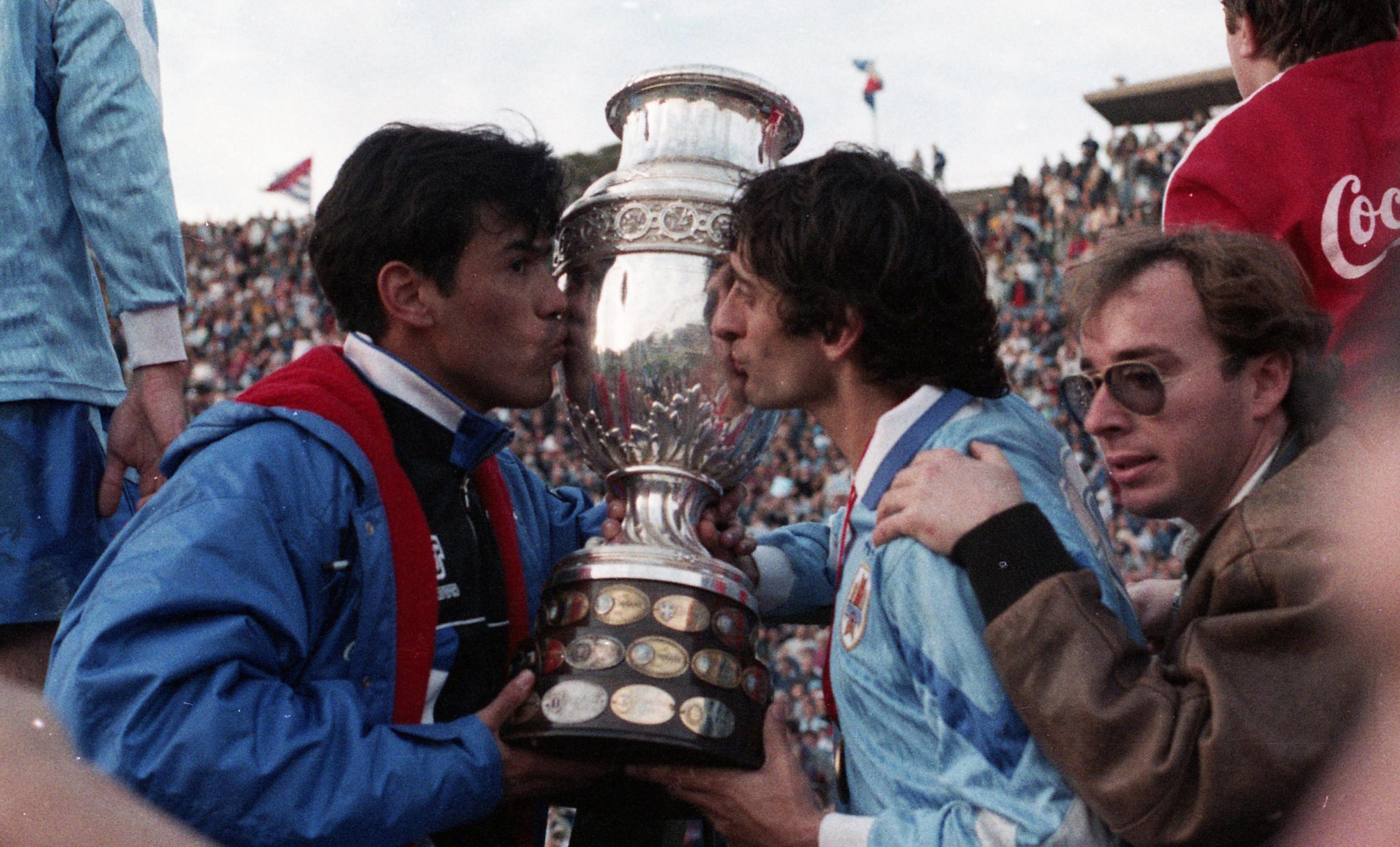 Uruguay campeón de la Copa América 1995. Foto: Archivo El País.