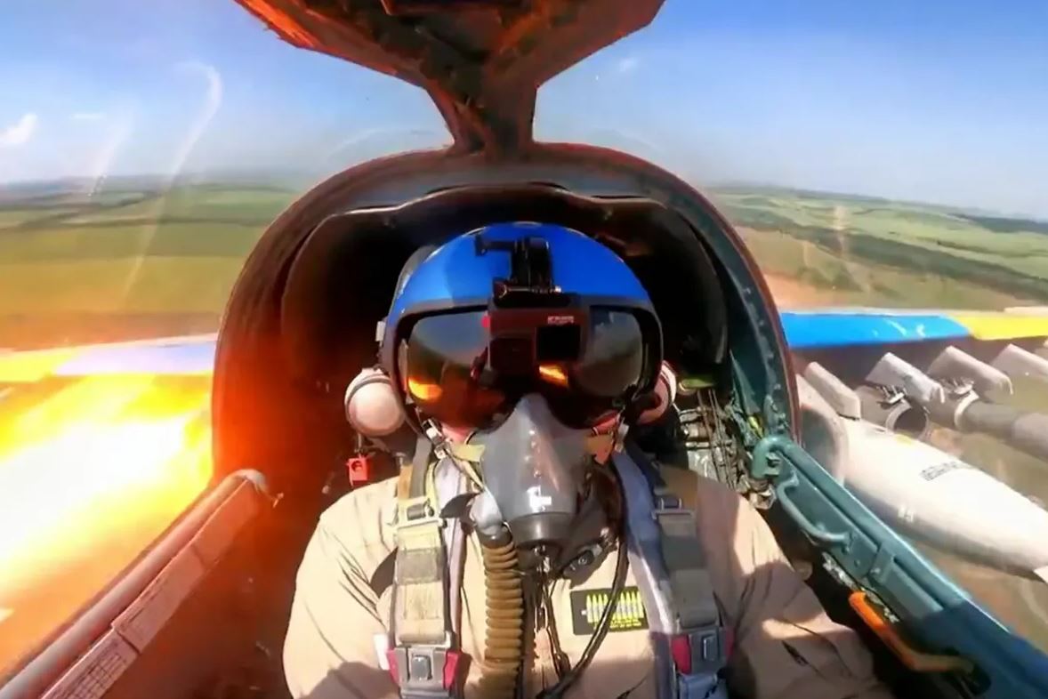 Top Gun ucraniano. Foto: Twitter