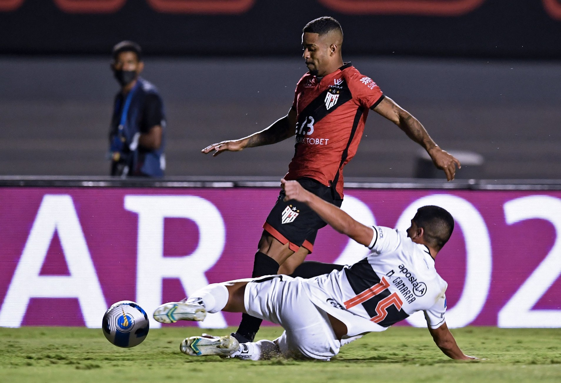 Goianiense vs. Olimpia por Copa Sudamericana. Foto: AFP.