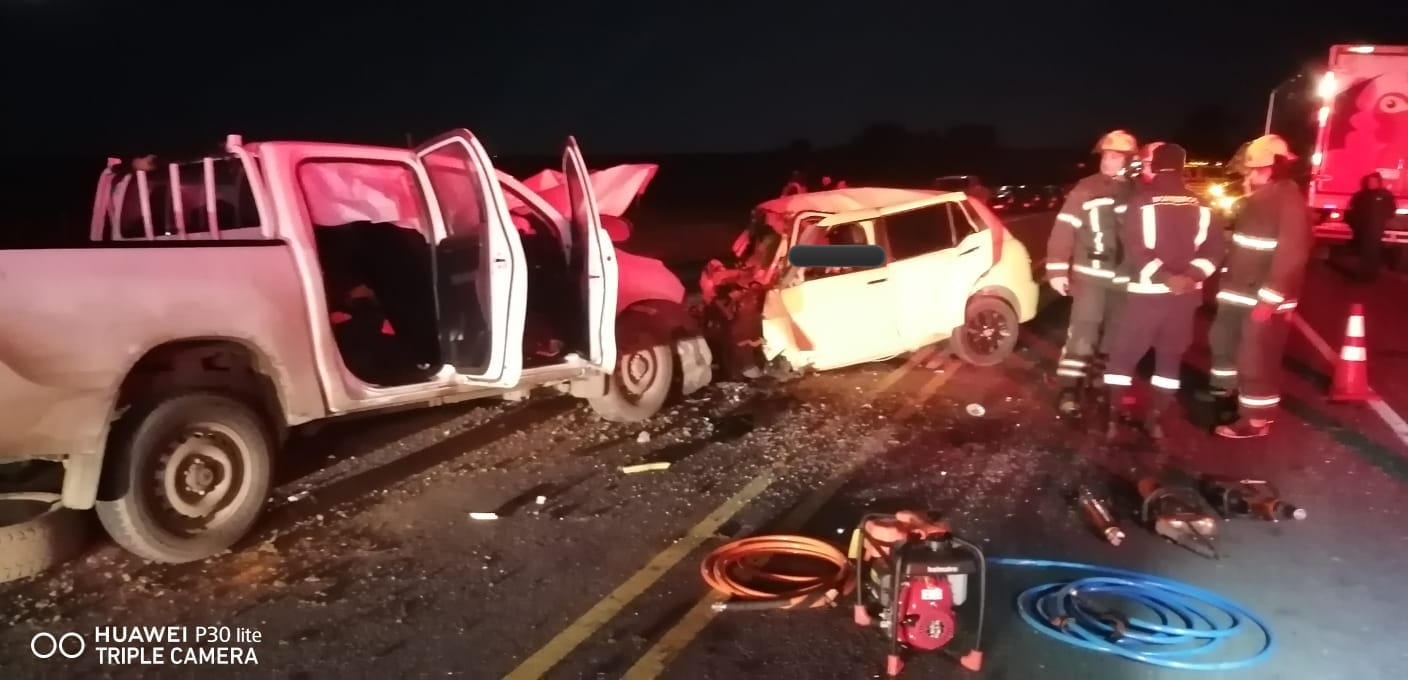 Accidente fatal en Ruta 3. Foto: Caminera