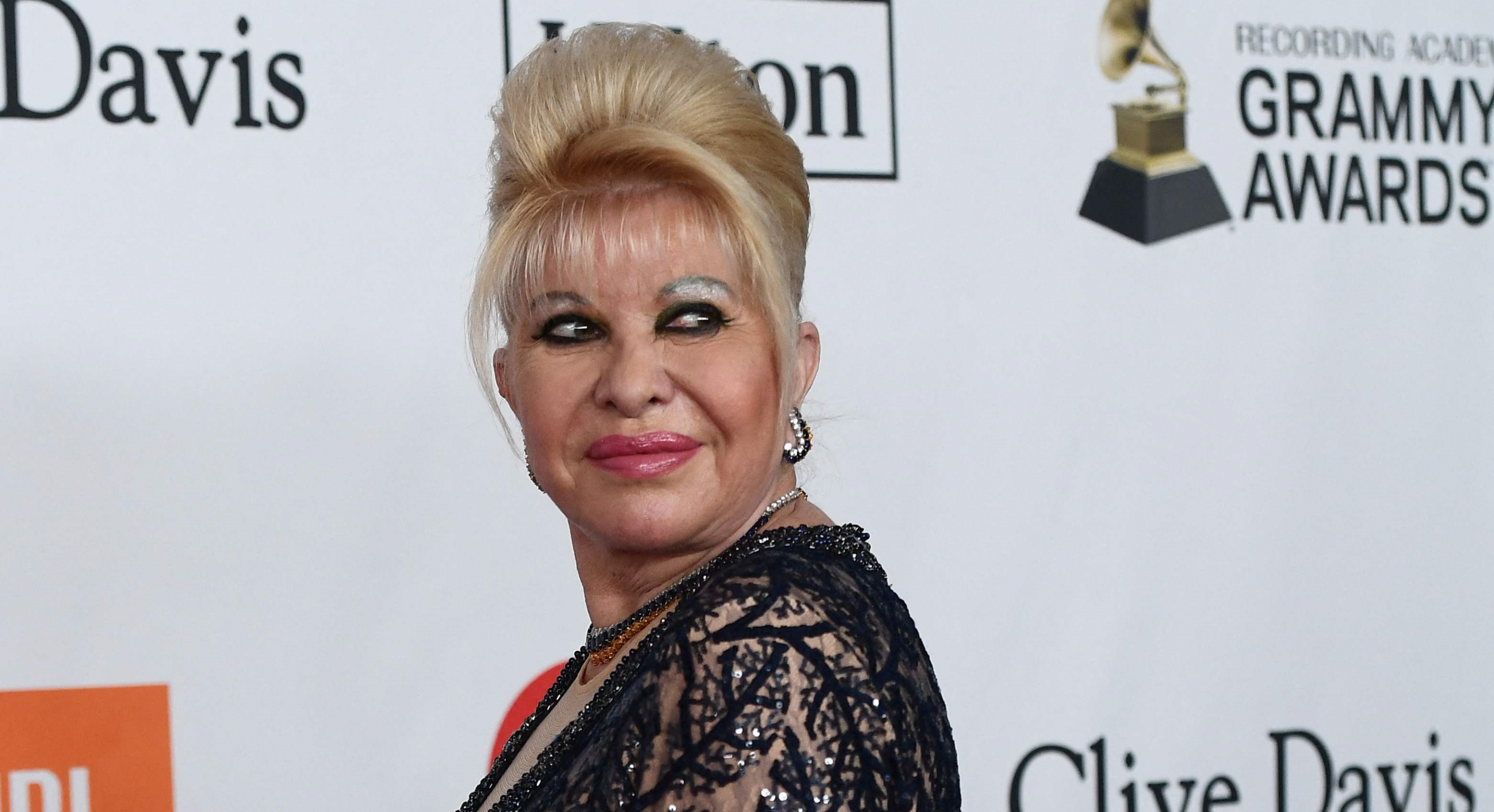 Ivana Trump, exesposa de Donald Trump. Foto: AFP