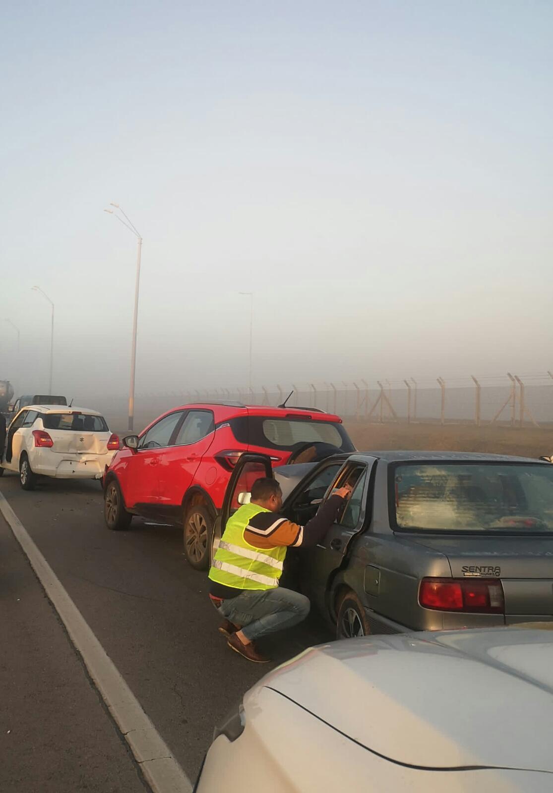 Accidentes en Ruta 101. Foto:Caminera