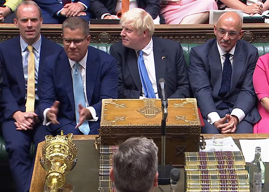 Boris Johnson. EFE/EPA/PARLIAMENTLIVE TV